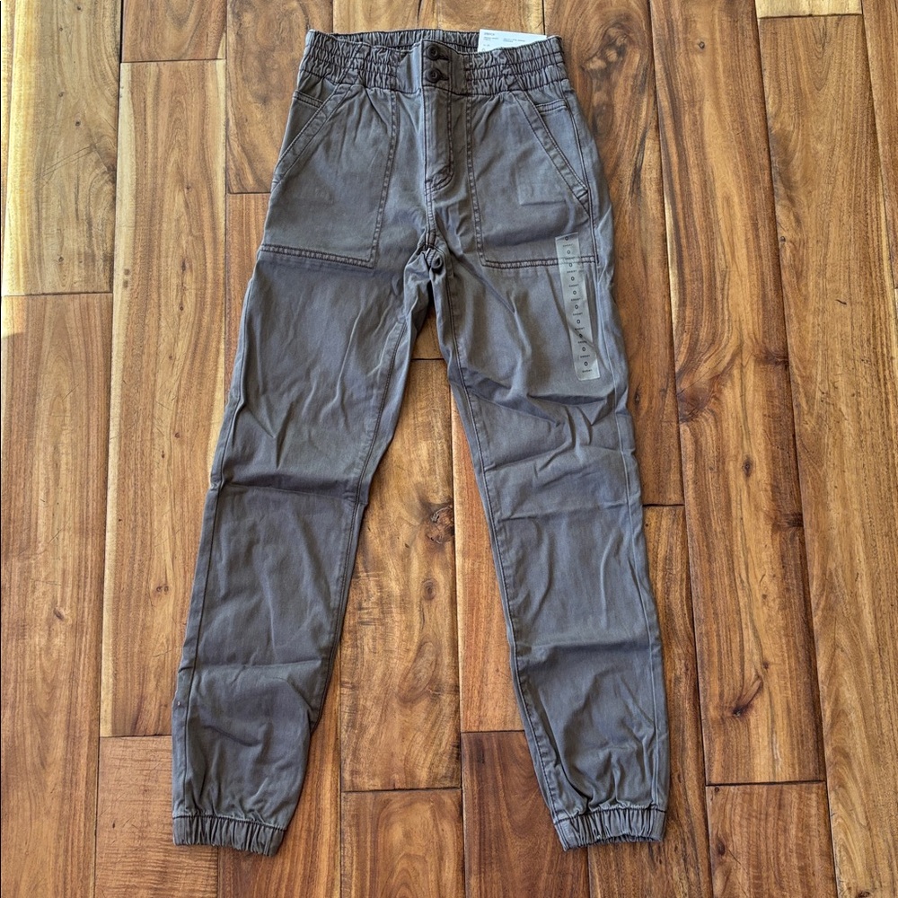 American Eagle Stretch Jogger Jegging Vintage Chocolate Brown 0 Short 25W NWT